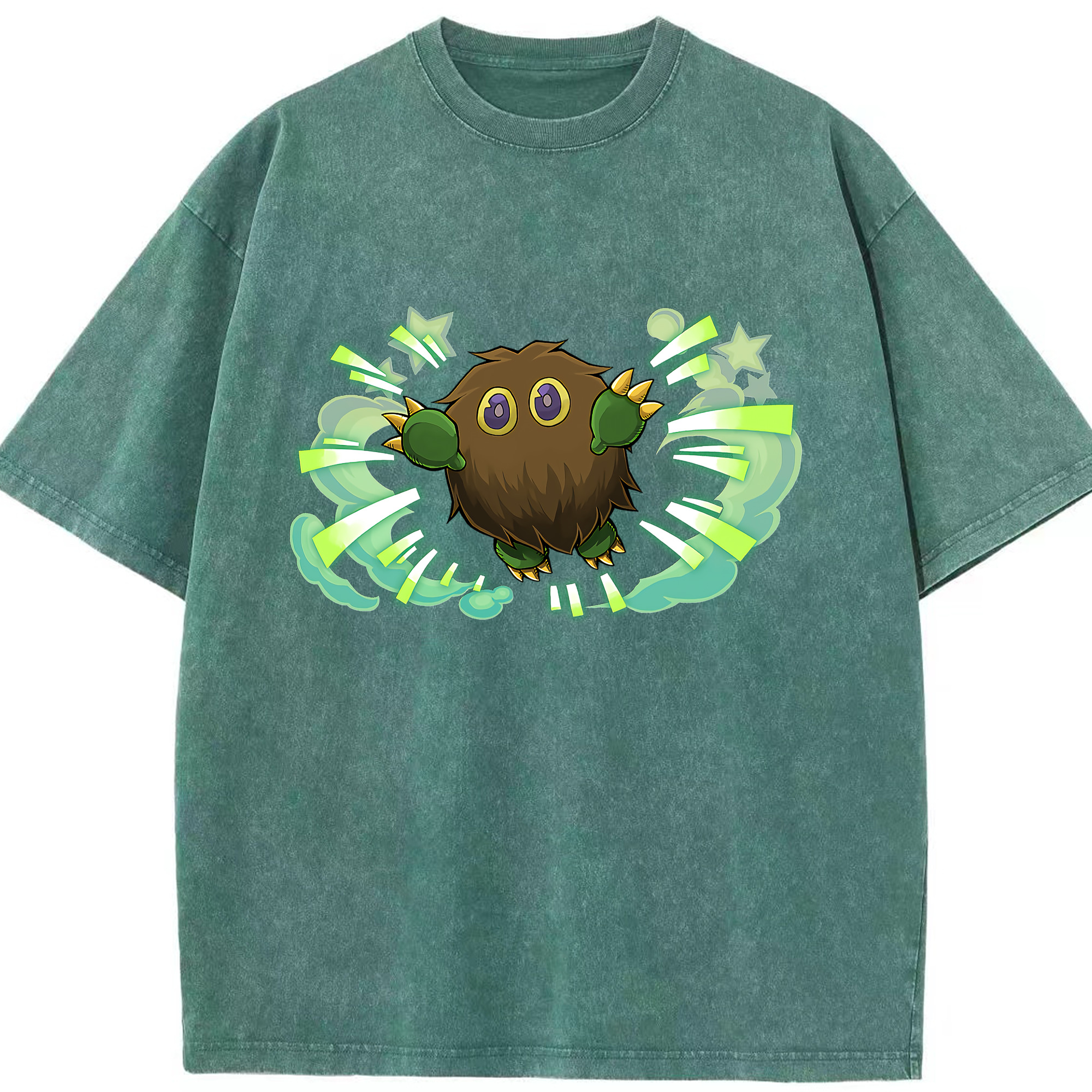 （画像用） 遊☆戯☆王 Yu-Gi-Oh! 綿100% ヴィンテージ風 半袖Tシャツ（フロントプリント）